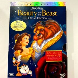 Beauty And The Beast Platinum Edition DVD’s (2)
